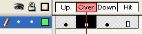 Selecting a keyframe.