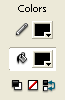 Selecting black as Fill color.