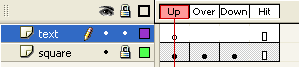 Making a new layer inside the button.