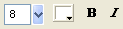 Changing the text color to white.