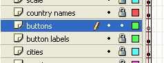 Creating a layer for buttons.