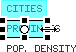 Using the Free Transform tool on the button.
