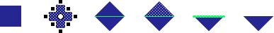 Creating a triangle out of a square in Flash.