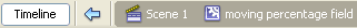 Icons showing the timeline you are working on right now.