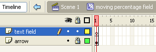 Adding a layer inside the movie clip.