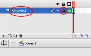 Locking and renaming a layer.